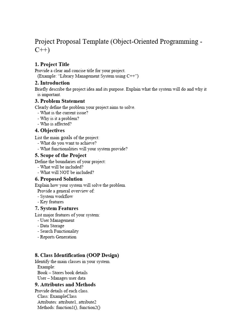 FP Proposal Format (1) | PDF