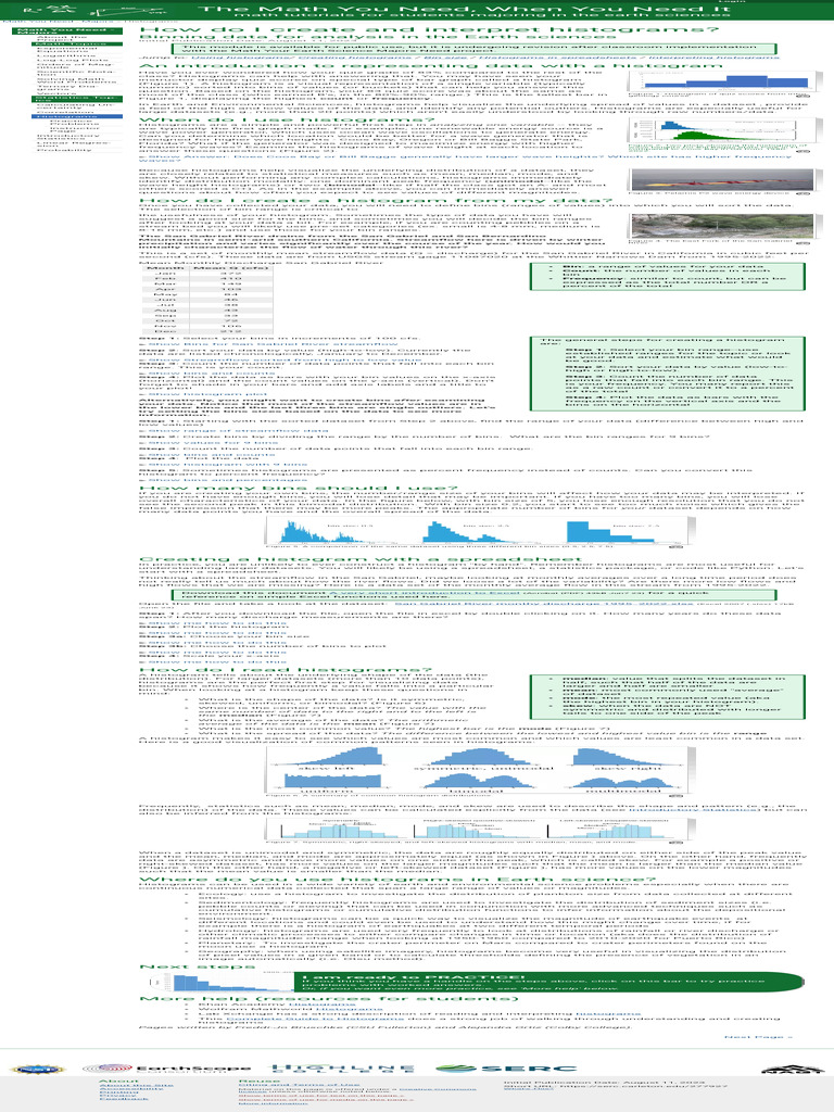 How Do I Create and Interpret Histograms Binning Data for Analysis in ...