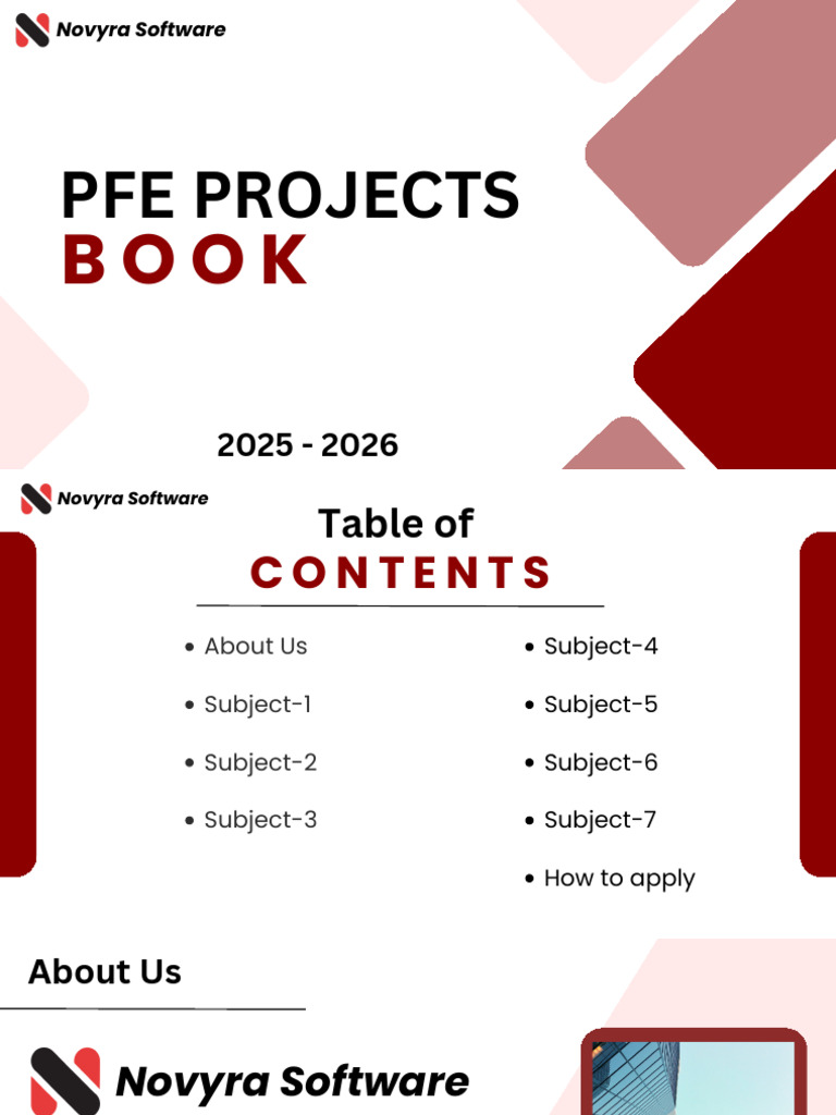 PFE Book - 2026 - Novyra Software | PDF | Software | Software Engineering