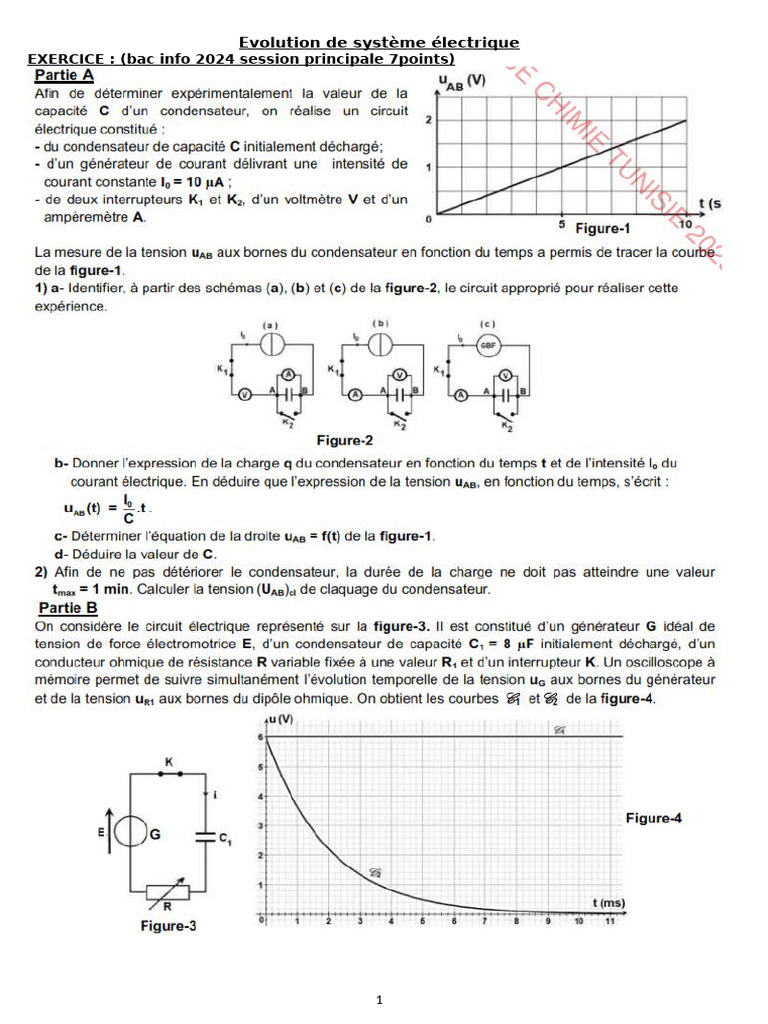 Exercice RC Bac Info | PDF