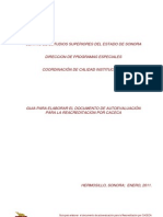 Guia para Realizar El Documento de Autoevaluacion Por Caceca