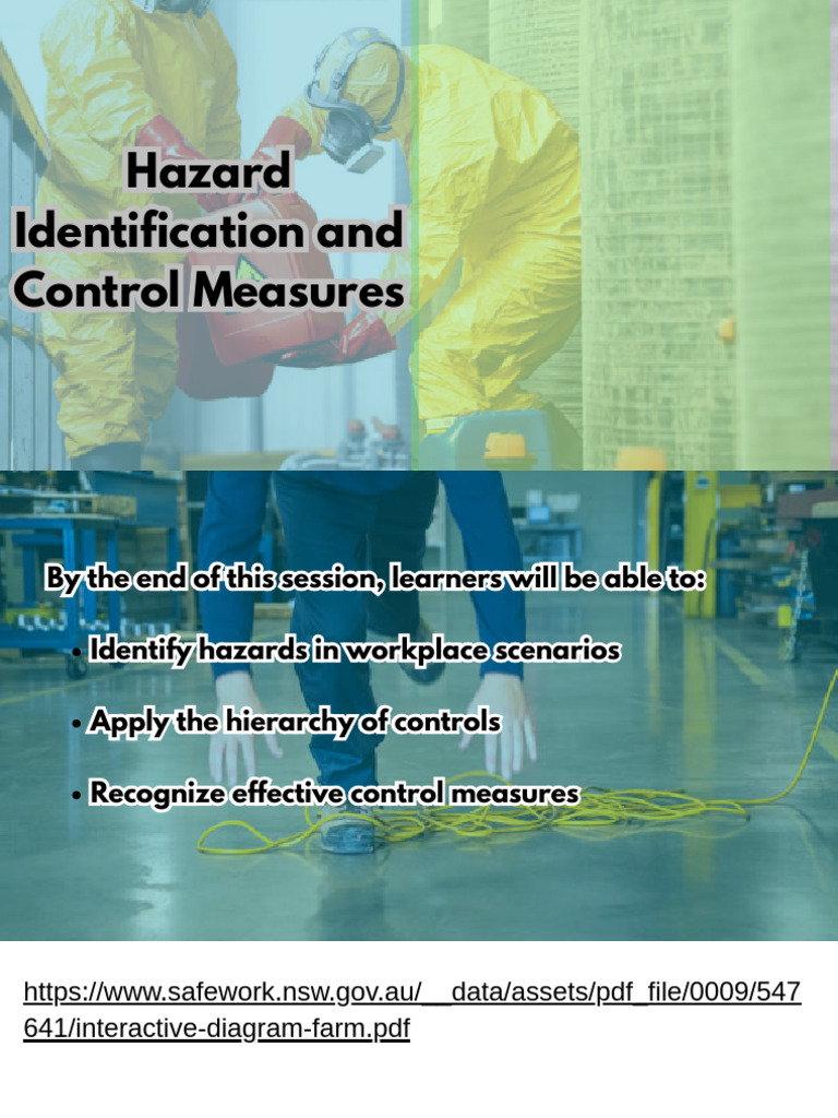 Hazard Identification and Control Measures | PDF | Personal Protective ...