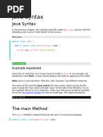 Apna College Java Notes Overview | PDF