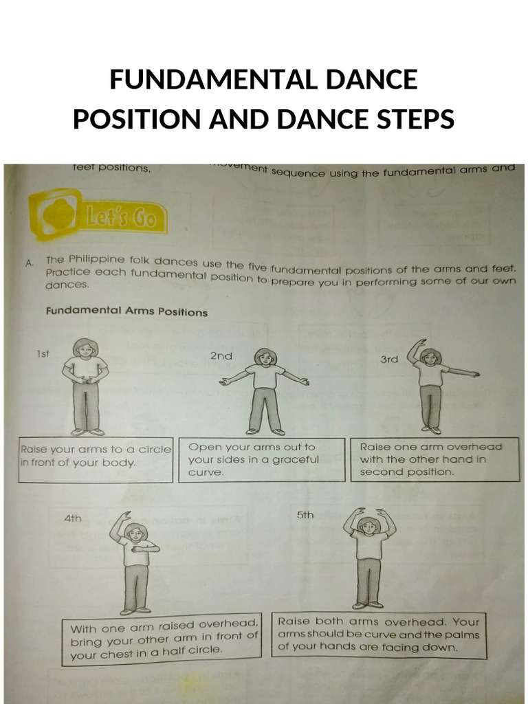 Fundamental Dance Position and Dance Steps | PDF