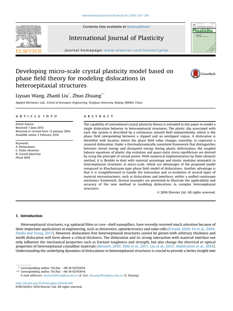 方建祥-Developing Micro Scale Crystal Plasticity Model Based on Phase ...