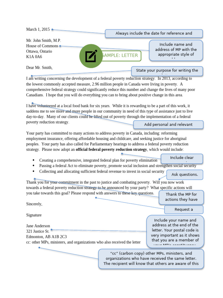 Sample Letter | PDF | Poverty Reduction | Poverty