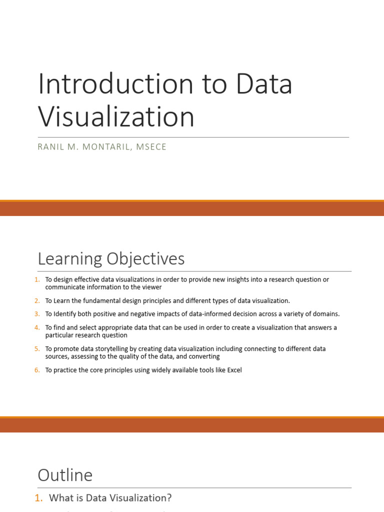 Introduction to Data Visualization | PDF | Data | Data Management