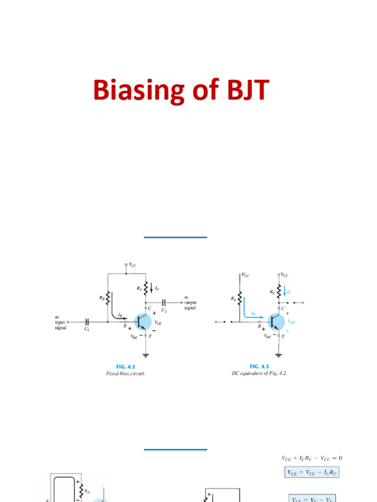 7. BJT DC Biasing Part-1 | PDF