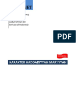 Mengenal Karakter Haddadiyyah - Mar'iyyah