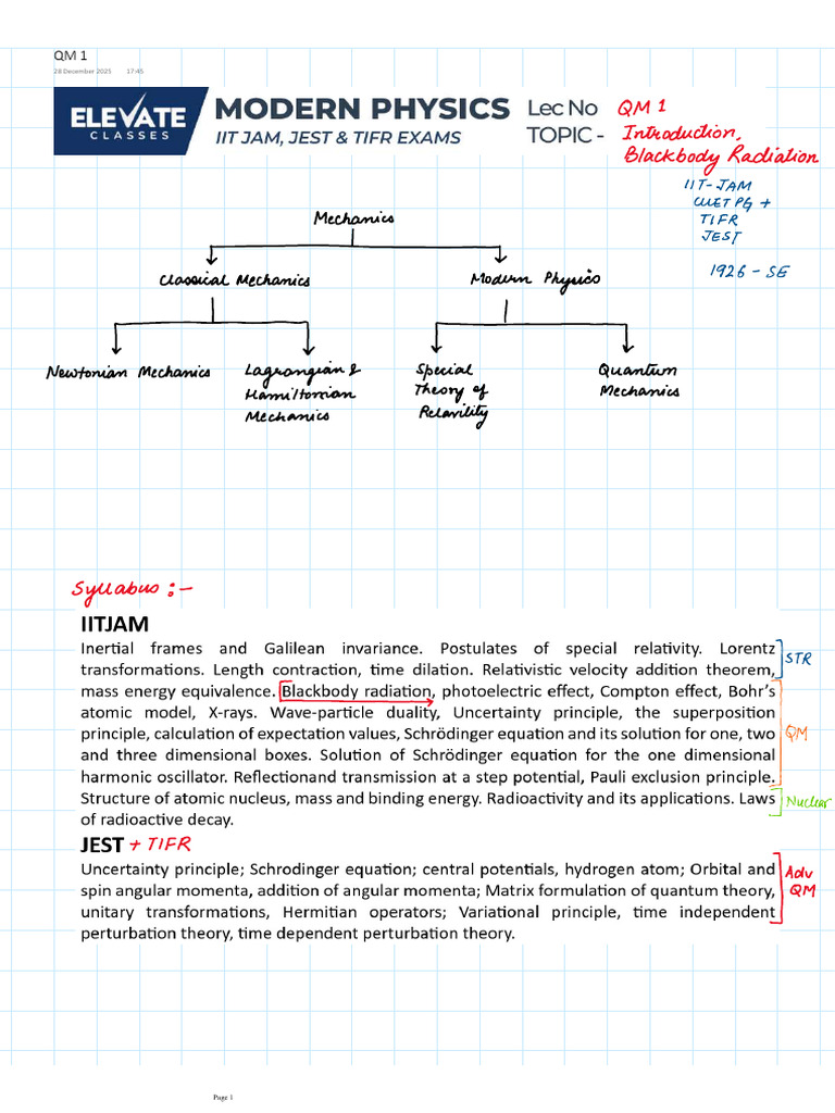 QM 1 | PDF