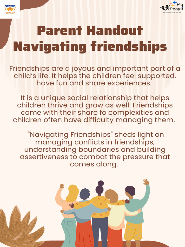 Navigating Friendships - Parent Handout | PDF