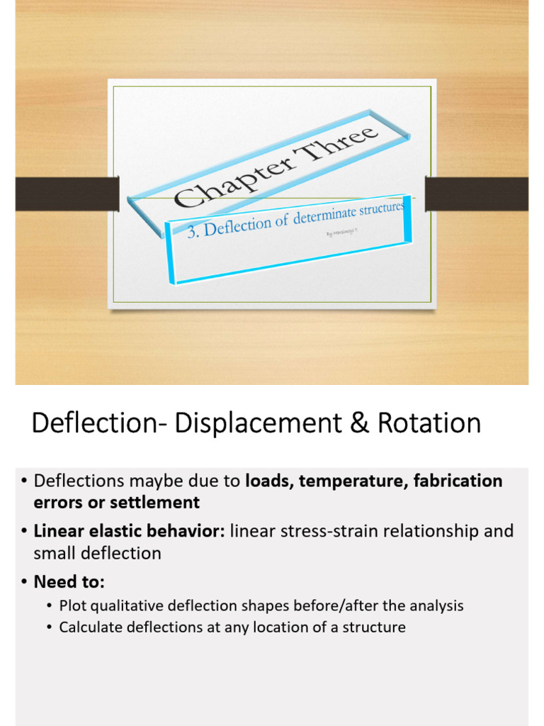 Chapter 3 Deflection_updated 2022 | PDF | Beam (Structure) | Elasticity ...