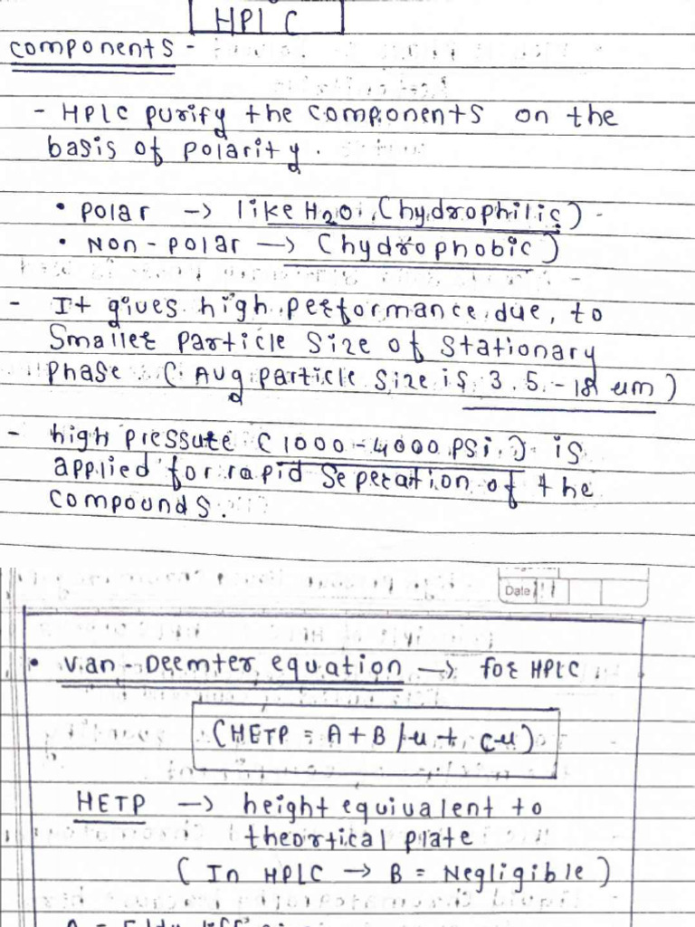 Hplc | PDF