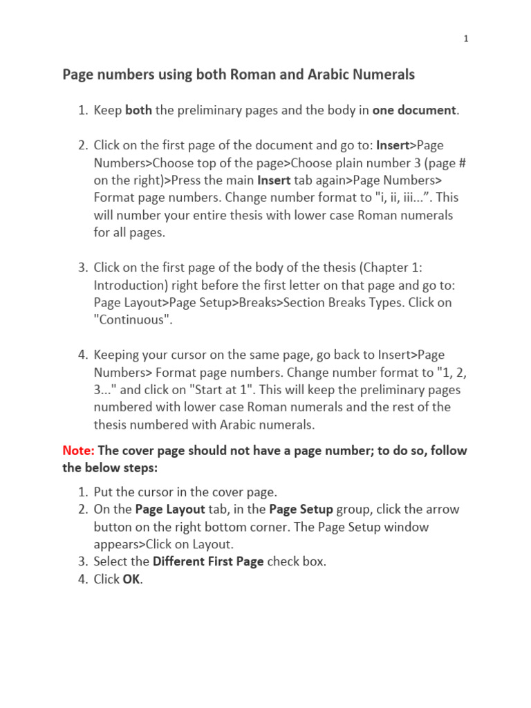 Pg Numbers | PDF