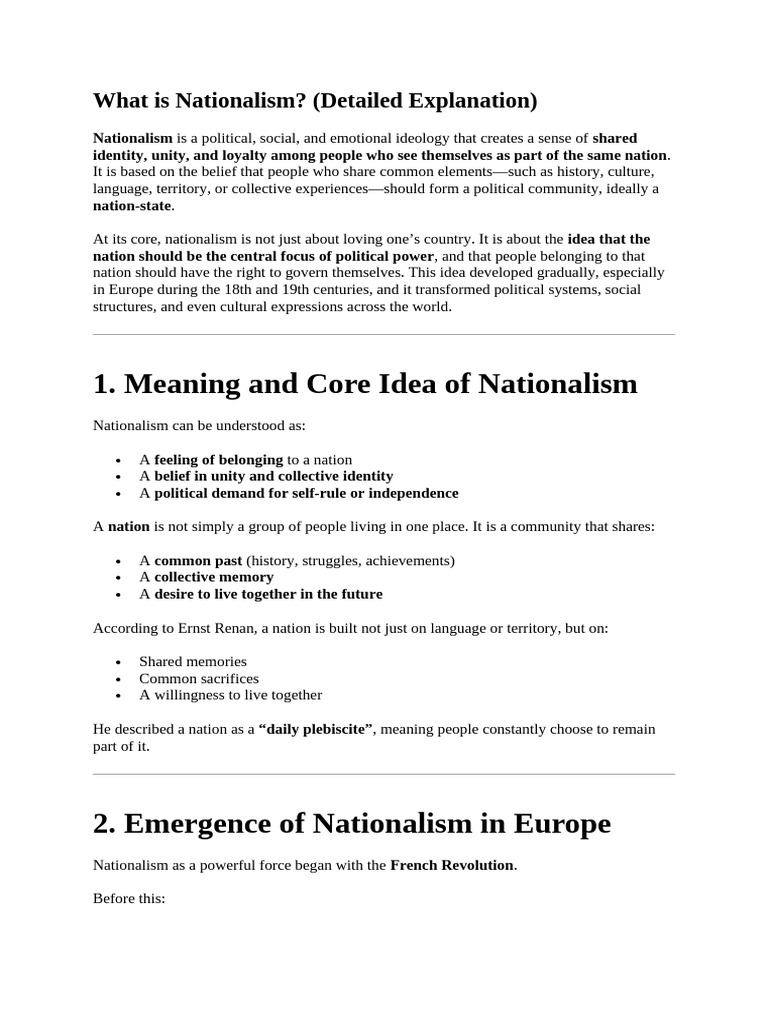 Document (11) | PDF | Nationalism | Nation