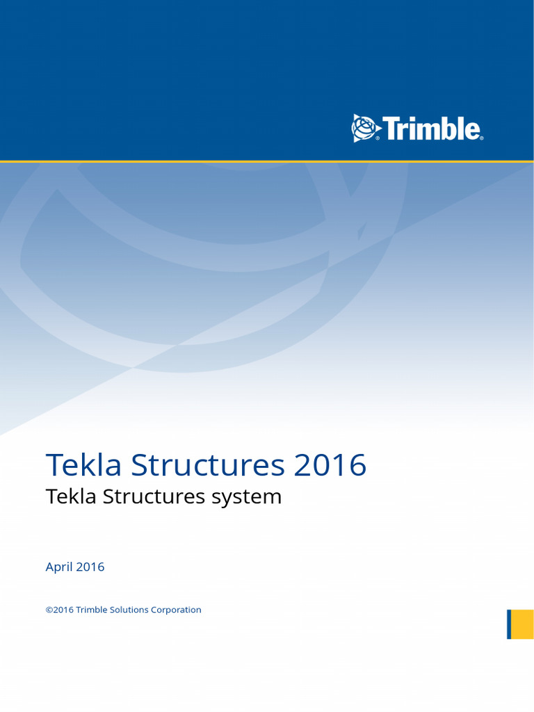 Tekla Structures System | PDF | Computer File | Directory (Computing)