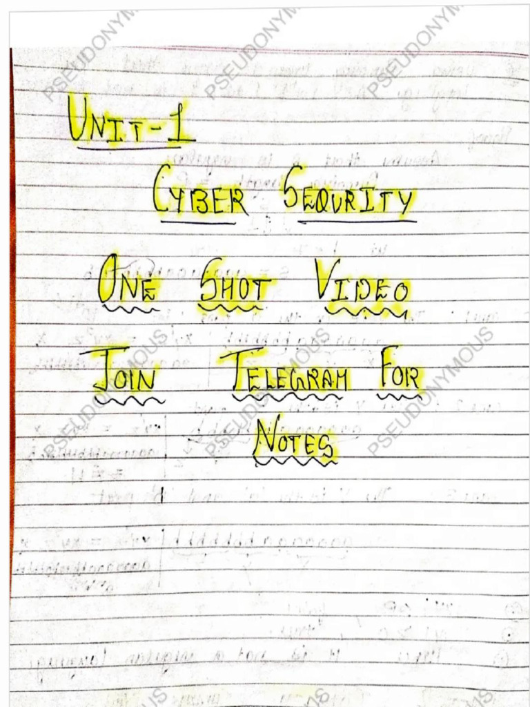 Cyber Security Unit 1 Multi Atom Notes | PDF | Internet Ethics ...