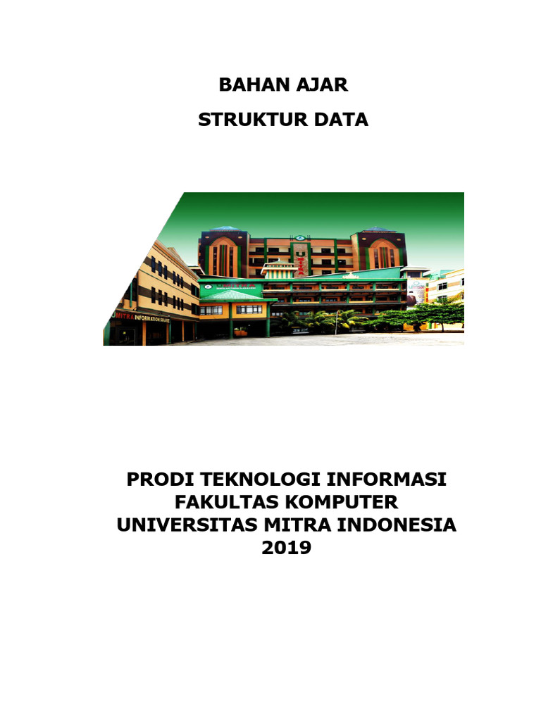 Bahan Ajar Struktur Data | PDF