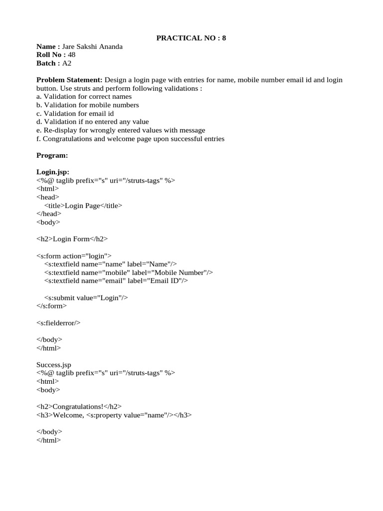 WT8 Sakshi | PDF | Computer Programming | Software Engineering