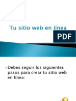 Como Crear Tu Sitio Web en Línea