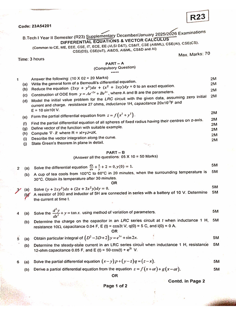 DEVC Previous Question Paper | PDF