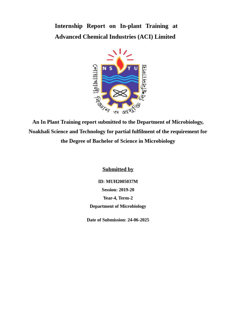 Intern Report Afnan Fina- Examiner's copyl | PDF | Verification And ...