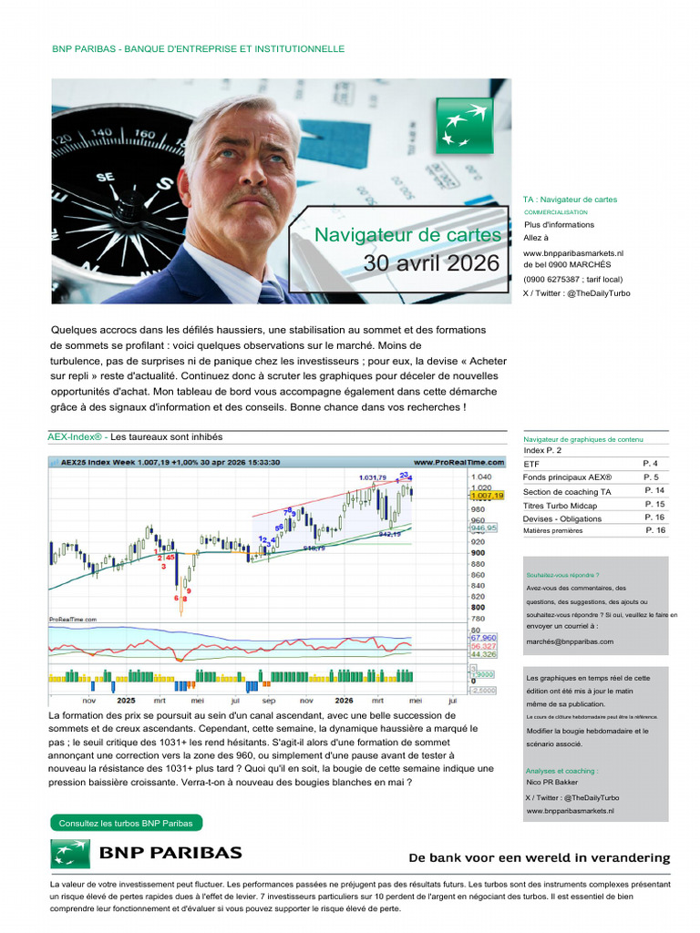 1chart Navigator Week 18 2026 | PDF | Fonds négocié en bourse ...