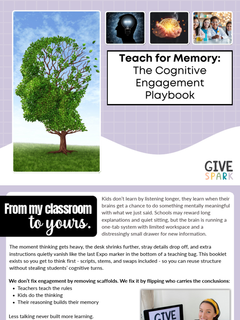 Teaching for Memory | PDF | Cognition | Memory