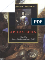 The C C To Aphra Behn
