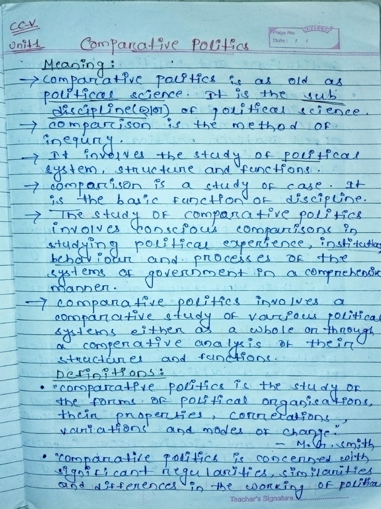Pol Science 6th Sem Notes | PDF