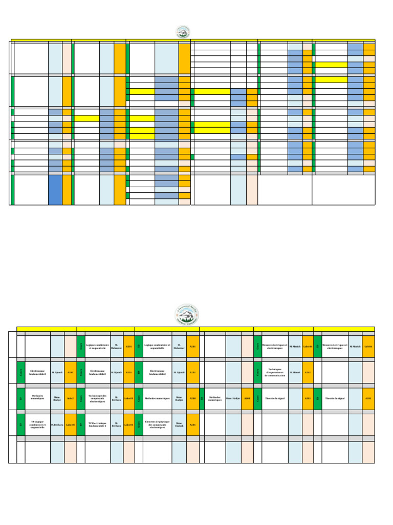 Emploi-du-temps-LM-ST-S2_2025.2026-20260228 (1) | PDF | Chimie | Chimie ...