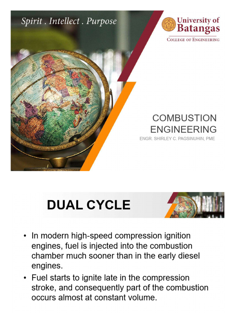 Combustion Module 5 Dual Cycle | PDF | Diesel Engine | Physical Chemistry