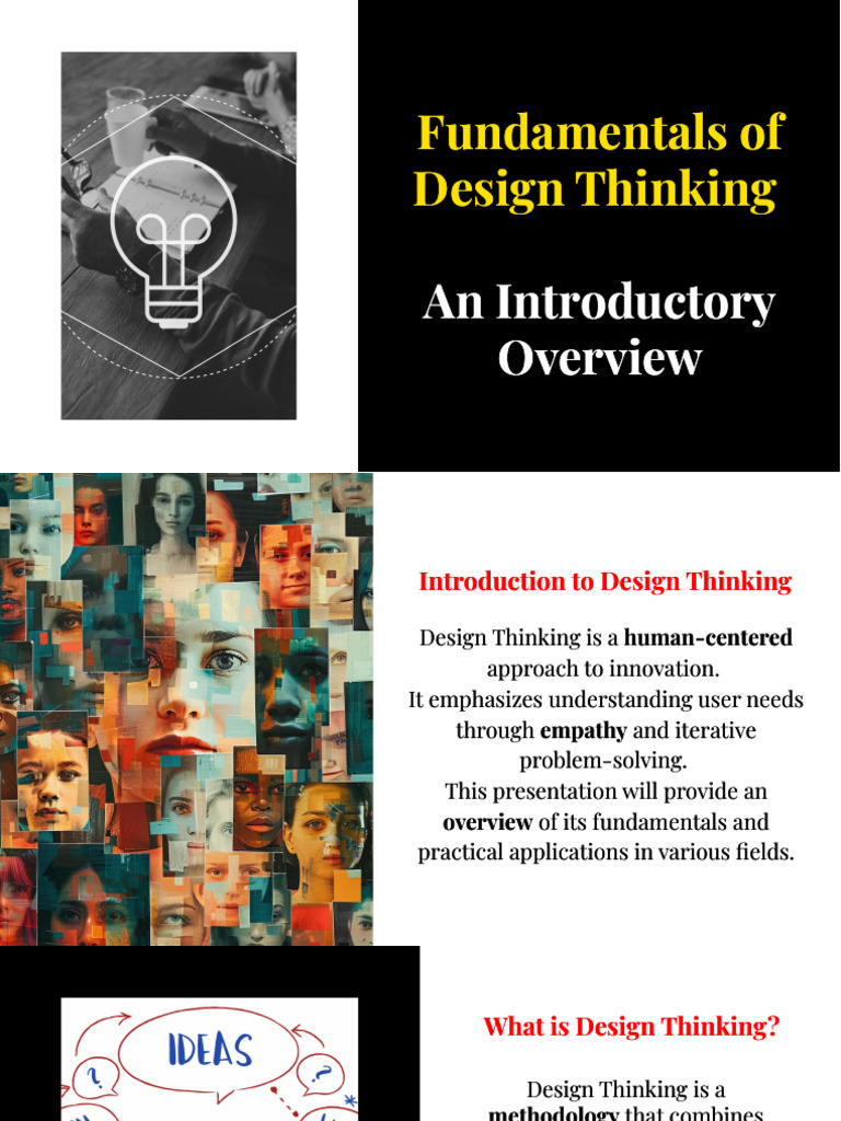 Introduction to Design Thinking | PDF | Design Thinking | Thought