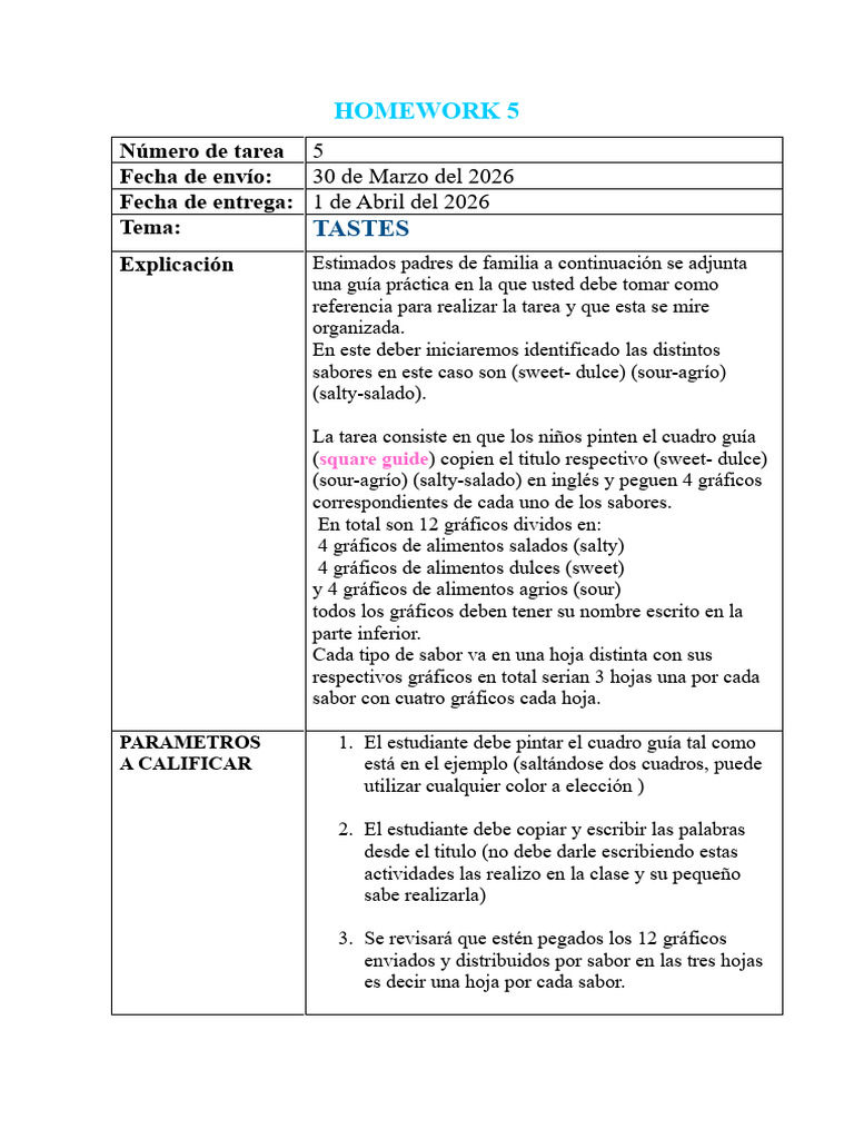 HOMEWORK 5 Preparatory | PDF
