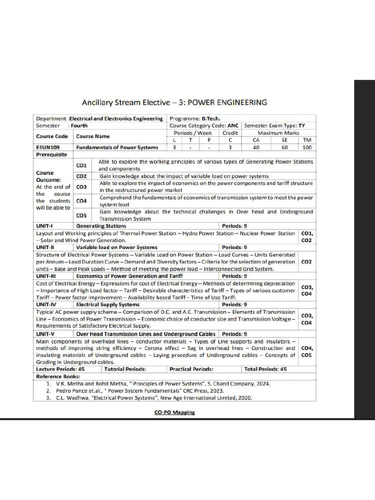 Eee Power Engineering | PDF