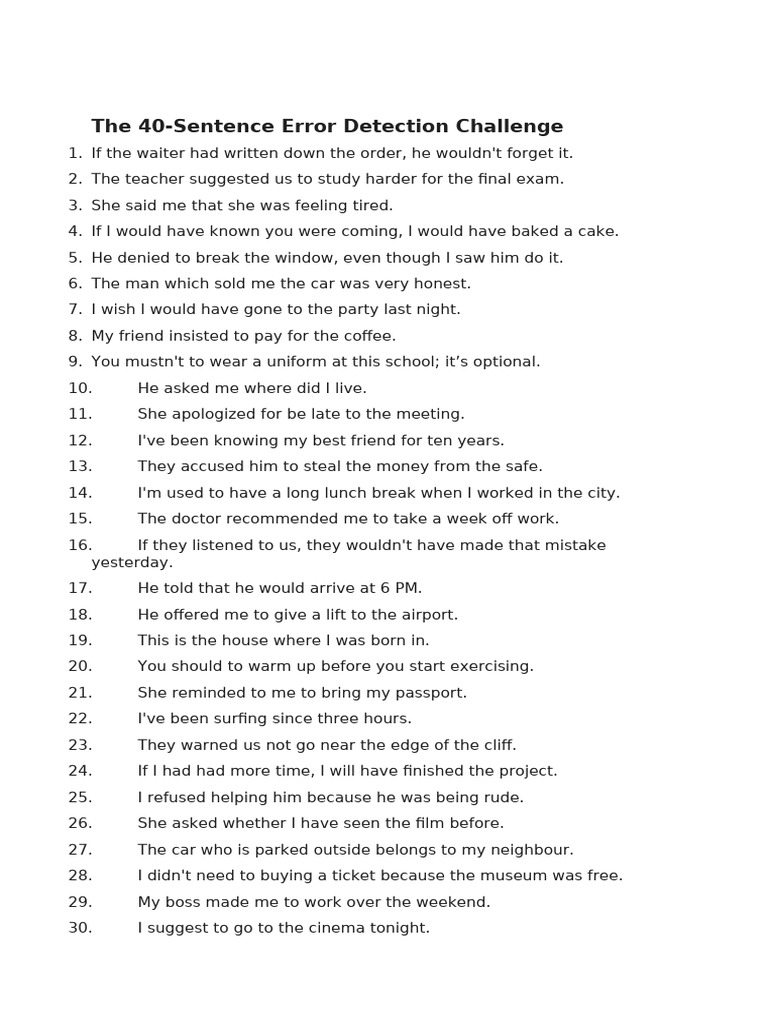 Grammar Correction | PDF