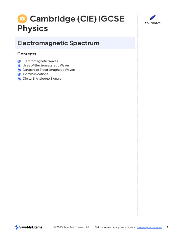 Electromagnetic Spectrum | PDF | Electromagnetic Radiation ...