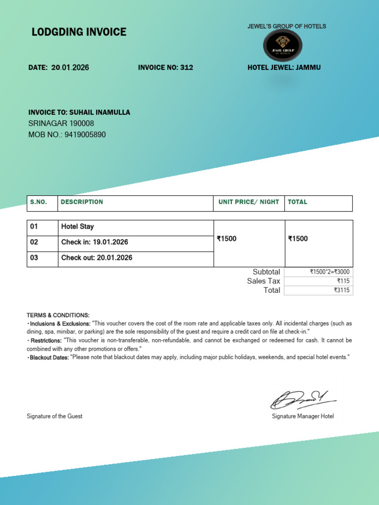 2nd Invoice | PDF