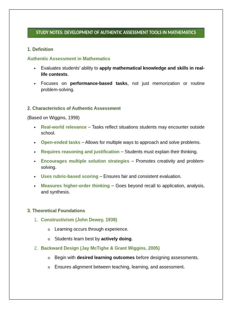 STUDY-NOTES-DEVELOPMENT-OF-AUTHENTIC-ASSESSMENT-TOOLS-IN-MATHEMATICS ...