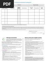 TDSB Community Involvement Form | PDF