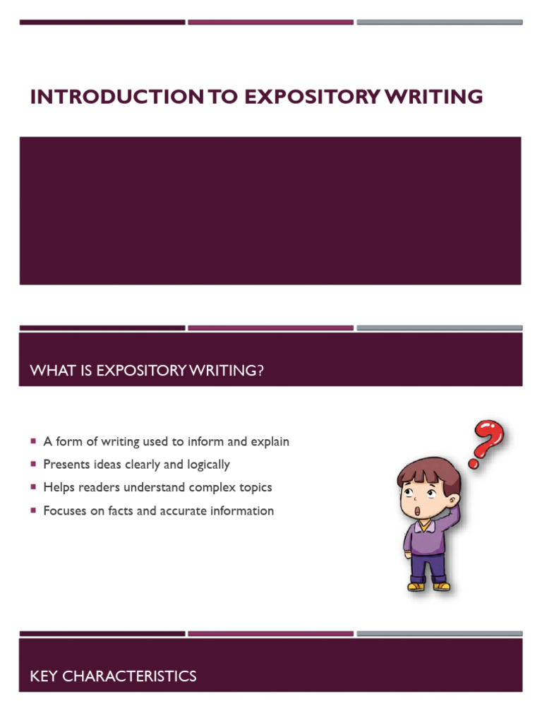 Introduction to Expository Writing | PDF
