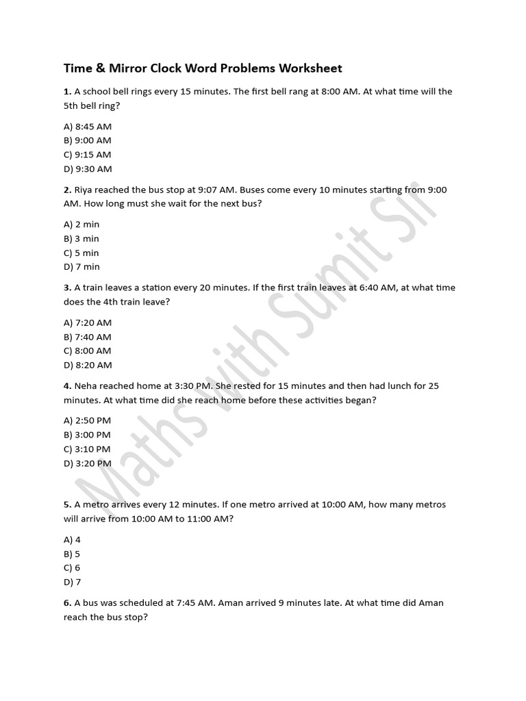 Practice Set Time | PDF
