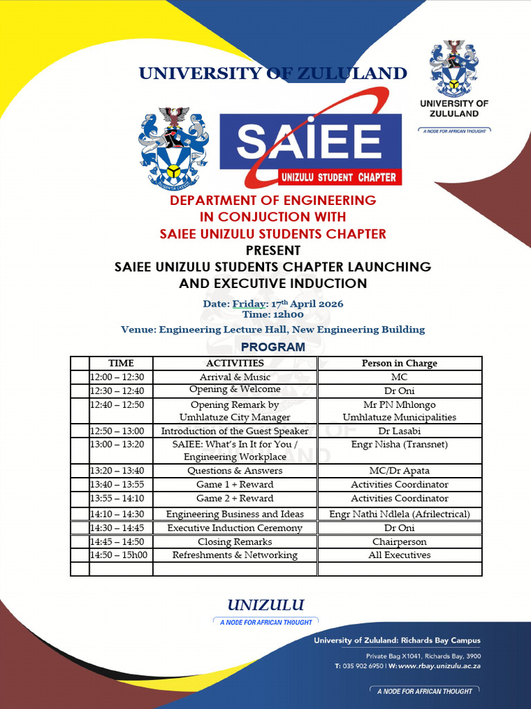Saiee Student Launching | PDF