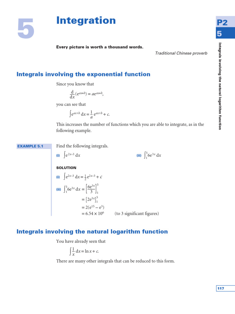 Chapter 5 AL-Integration | PDF | Area | Integral