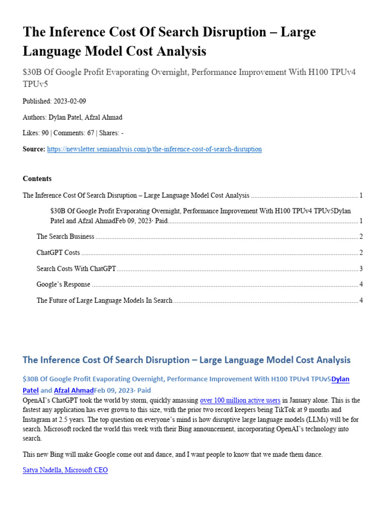 20230209_The Inference Cost of Search Disruption – Large Language Model ...