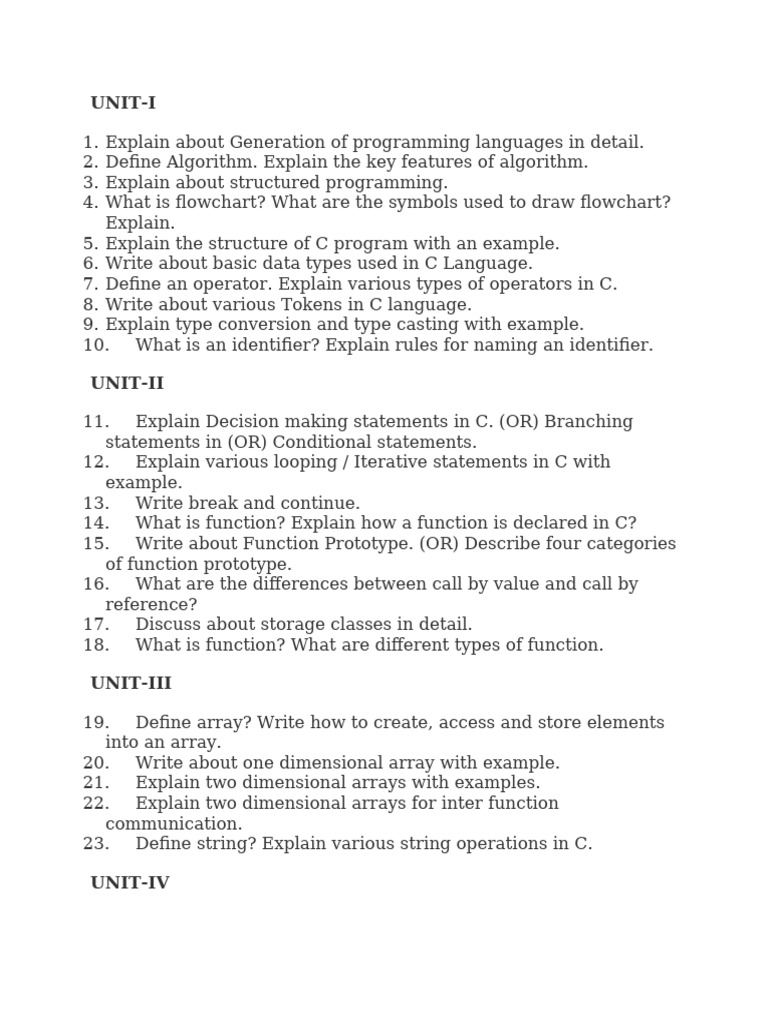C Questions 1 | PDF