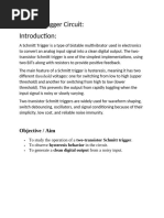 Schmitt Trigger Design in LTSpice | PDF | Electrical Engineering ...