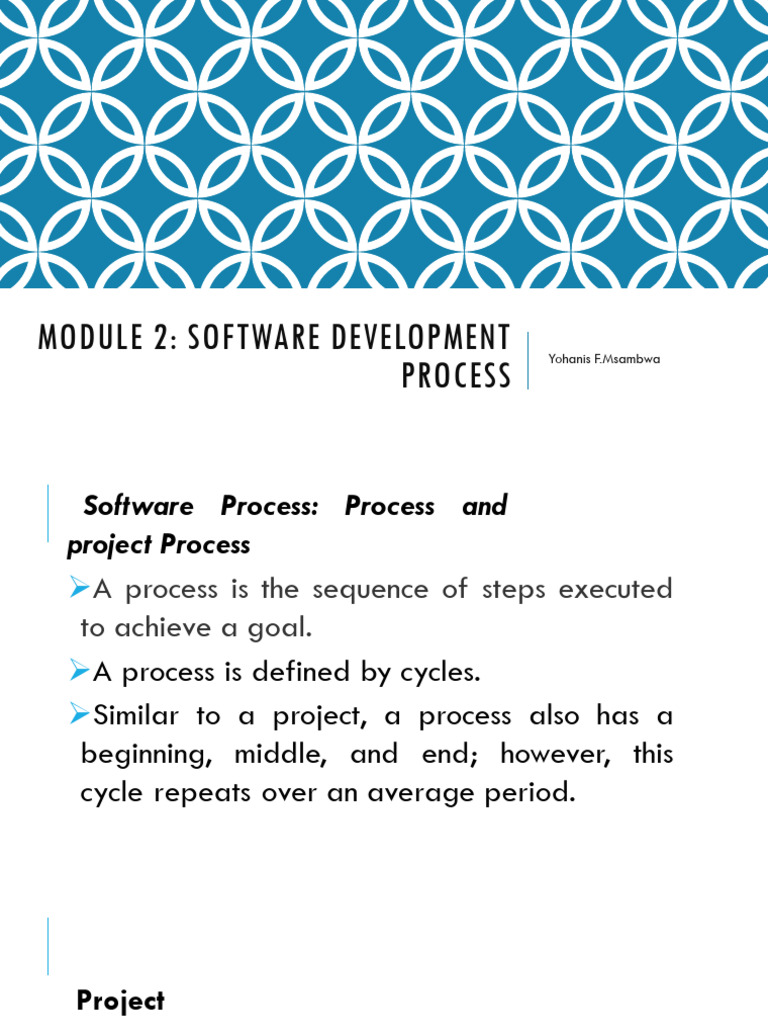 LECTURE TWO Software Development Process | PDF | Software Development ...