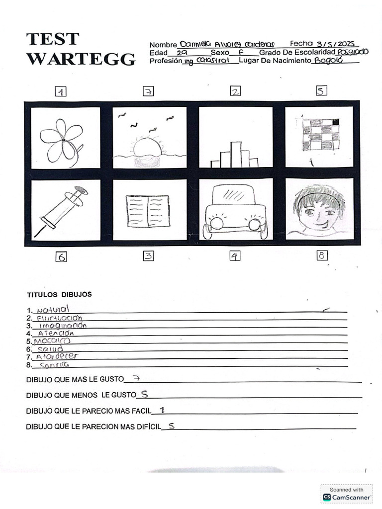 Test Wartegg | PDF