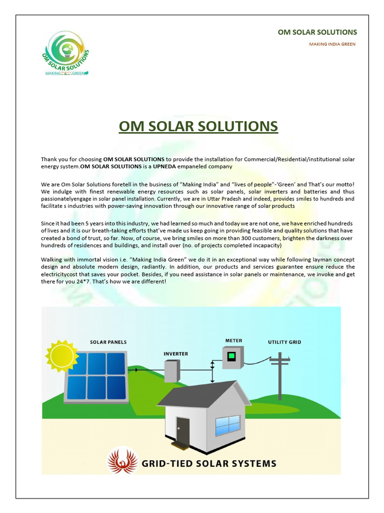 Quotation for 3.4kw Solar Rooftop N-type Topcon - 3 | PDF | Solar Panel ...
